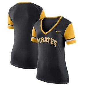 Pittsburgh Pirates Women's Nike V-Neck Cotton Tee - Free Shipping! - NWT!