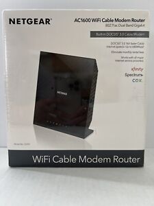 NETGEAR Cable Modem Wi-Fi Router Combo C6250 - Compatible with All Cable Sealed
