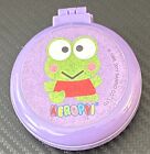 2011 Keroppi Frog of Hello Kitty Sanrio Mirror & Brush Purple Mini Compact Rare