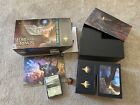LORD OF THE RINGS EMPTY MTG Gift Bundle Box + Red SPINDOWN Die Basic Lands Pack