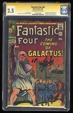 Fantastic Four #48 CGC GD+ 2.5 Signed Stan Lee! SS! Marvel 1966