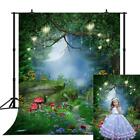 5X7FT Enchanted Forest Backdrop Fantasy Fairy Photography Background Mushroom...