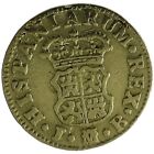 1757 SPAIN 1/2 ESCUDO GOLD MADRID KING FERDINAND VI EXCELLENT CONDITION Z679