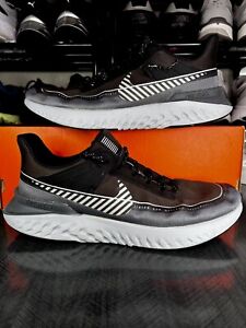 Nike Legend React 2 Shield BQ3382-001 Men’s Running Shoes Sneakers Black - 10.5