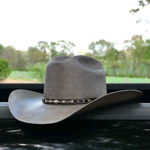 Stetson Kenton 10X Grey Straw Cowboy Hat