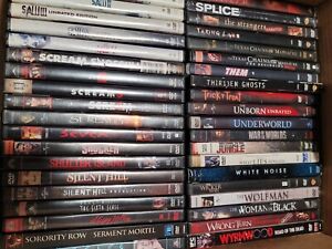 Horror Movie DVDs - All selections 1.99