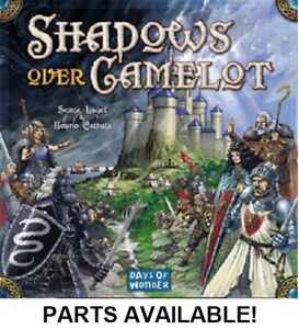 Shadows Over Camelot Board Game Replacement Parts Pieces Tokens Minis Cards NEW