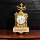 New ListingAntique French Ormolu and White Marble Louis XVI Clock