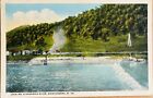 Montgomery West Virginia Kanawha River Lock no. 2 Antique Vintage Postcard c1920