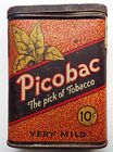 Picobac Vertical Pocket EMPTY Tobacco TIn - Leaf and no Hand