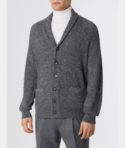 NWT $4495 Brunello Cucinelli 100% Cashmere Ribbed Cardigan Sweater 50/ 40US A242