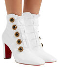 CHRISTIAN LOUBOUTIN Lady See 85 Leather Ankle Boots US8 EU38 Patent