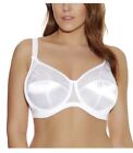Elomi Cate Full Cup Full Figure Underwire Banded Bra,white US size 42i ,UK42G
