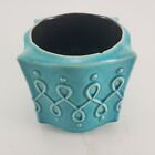 Red Wing Pottery USA Planter 1278 Aqua Turquoise Color Vintage Mid Century 4