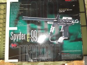 Very Nice! Black Spyder E99 Electronic Paintball  Gun  Works Perfect! Make Offer