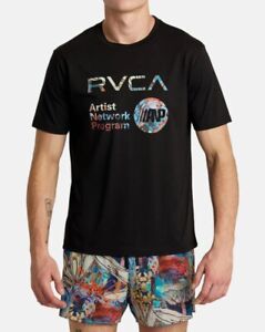RVCA Men's Sport Sage Vaughn ANP Short Sleeve Performance Tee Shirt