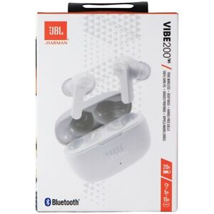 JBL Vibe 200TWS True Wireless Bluetooth Earbuds - White
