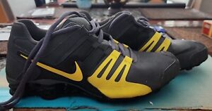 Nike Shox Current Dark Grey/Tour Yellow Men's Running Shoes Size 10