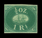 PERU 1857 PACIFIC STEAM NAVIGATION Co 1R green Sc#1 REPRINT VF Only 800 printed
