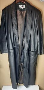 GIII Leather Fasions Women's Large Leather Trench Coat