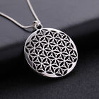 Flower of Life Mandala Pendant Necklace Sacred Geometry Jewelry Amulet Gifts