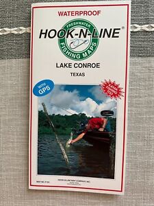 Hook-N-Line F105 Fishing Map for Lake Conroe, Texas