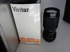 Vivitar 80-200mm f4.5 Macro Lens For Canon OPEN BOX N.O.S.