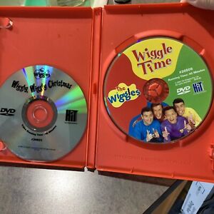 The Wiggles Wiggle Time DVD Wiggly Wiggly Christmas DVD Greg Jeff Anthony Lot 2