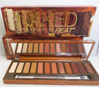 URBAN DECAY NAKED HEAT EYESHADOW PALETTE WITH BRUSH 12 SHADES x0.045 OZ LOT OF2