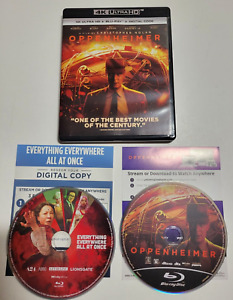 Oppenheimer and Everything Everywhere All at Once Bluray Discs & Digital (NO 4k)