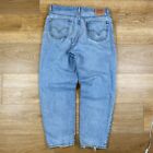 Vintage 90s Levis 560 Lightwash Baggy Fit Blue Jeans Size 34x32