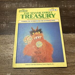 The Sesame Street Treasury Volume 8 Hardcover Book, 1983 Number 8 Letters K & L