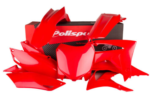Polisport Plastic Kit Set Replacement Red Honda CRF250R 14-17 CRF450R 13-16 (For: 2013 Honda CRF450R)