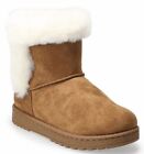 New SO Paulina Women's Size 8.5 Faux Fur Winter Boots - Chestnut