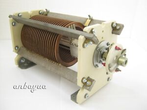 GIANT VARIABLE ROLLER INDUCTOR COIL -RF LINEAR AMPLIFIER -ANTENNA TUNER