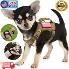 Tactical Dog Vest Harness Outdoor Vest Adjustable Working with Rubber Handle