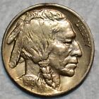 About Uncirculated 1919-P Buffalo Nickel, Lightly Toned, Lustrous specimen.