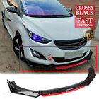 Gloss Black For Hyundai Elantra 10-16 JDM Front Bumper Lip Splitter Chin Spoiler (For: 2012 Hyundai Elantra)
