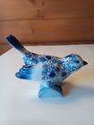 Vintage Bombay Company Delft Blue White Porcelain Chinoiserie Bird Figurine