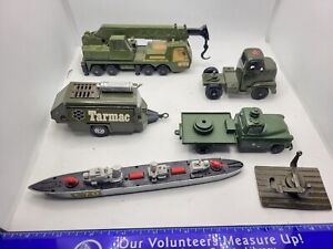 Corgi WWII US Army Matchbox Crane Hercules Tootsie Toy Vilmer Chevrolet Ship Lot