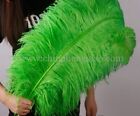 10Pcs Green Large Ostrich Feathers Bulk 15-75cm Wedding Party Decorations Plumes