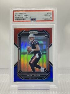 BAILEY ZAPPE 2022 PANINI PRIZM RED WHITE BLUE ROOKIE RC PSA 10 Q1646