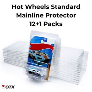 12+1 Packs Hot Wheels and Matchbox Mainline Protector Case Recycled Plastic