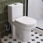 HOROW HWMT-8733 Powerful Dual Flush Toilet 12'' Rough-In & Soft Closing Seat