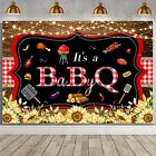 7x5ft BBQ Baby Shower Backdrop It's a Babyq Party Sunflower Baby Shower Decor...