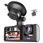1080P HD Dash Cam Car DVR Video Recorder G-sensor 3 Lens Front And Rear Camera