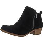 Lucky Brand Womens Basel Black Ankle Boots Shoes 7 Wide (C,D,W) BHFO 7903