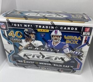 TARGET EXCLUSIVE! 2021 Panini NFL Prizm Football Trading Card Mega Box
