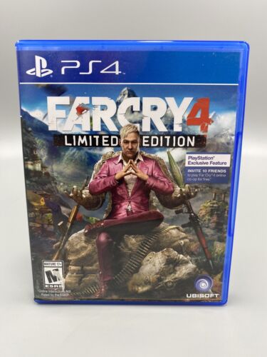 Far Cry 4 Limited Edition (Sony Playstation 4 PS4) No Manual Tested