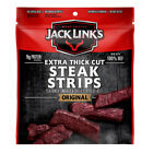 Jack Link's Extra Thick Cut Steak Strips, Original Flavor, High-Protein Snack...
